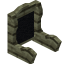 Black Skyroot Seat Back icon