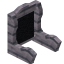 Black Archwood Seat Back icon