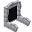 Black Fungyss Seat Back icon