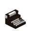 Black Typewriter icon