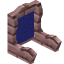 Blue Jacaranda Seat Back icon