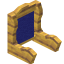 Blue Cradlewood Seat Back icon