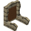 Brown Palm Seat Back icon