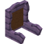Brown Mauve Seat Back icon