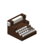 Brown Typewriter icon