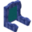 Cyan Blue Enchanted Seat Back icon
