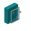 Cyan Cruderoot Display Case icon