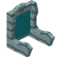 Cyan Bloom Seat Back icon
