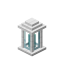 Cyan Fancy Iron Lantern icon