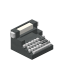 Cyan Typewriter icon
