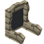 Gray Pine Seat Back icon
