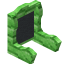 Gray Green Bioshroom Seat Back icon