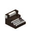 Gray Typewriter icon