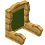 Green Cradlewood Seat Back icon