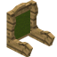 Green Alpha Seat Back icon