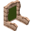 Green Baobab Seat Back icon