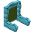 Green Blue Bioshroom Seat Back icon