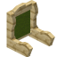 Green Palm Seat Back icon