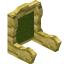 Green Yellow Bioshroom Seat Back icon