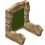 Green Mangrove Seat Back icon