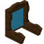 Light Blue Dark Oak Seat Back icon