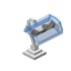 Light Blue Fancy Iron Lamp icon