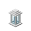Light Blue Fancy Iron Lantern icon