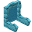 Light Blue Blue Bioshroom Seat Back icon