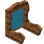 Light Blue Dark Seat Back icon