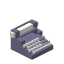 Light Blue Typewriter icon