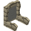 Light Gray Pine Seat Back icon