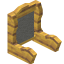 Light Gray Cradlewood Seat Back icon