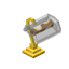 Light Gray Fancy Gold Lamp icon