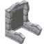 Light Gray Fungyss Seat Back icon