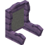 Light Gray Mauve Seat Back icon