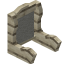 Light Gray Willow Seat Back icon