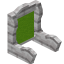 Lime White Mangrove Seat Back icon