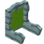 Lime Bloom Seat Back icon