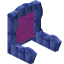 Magenta Blue Enchanted Seat Back icon