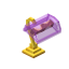 Magenta Fancy Gold Lamp icon