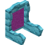 Magenta Blue Bioshroom Seat Back icon