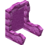 Magenta Pink Bioshroom Seat Back icon