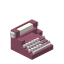 Magenta Typewriter icon