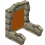 Orange Pine Seat Back icon