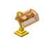 Orange Fancy Gold Lamp icon