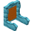 Orange Blue Bioshroom Seat Back icon