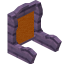 Orange Mauve Seat Back icon