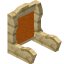 Orange Palm Seat Back icon