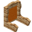 Orange Pine Seat Back icon
