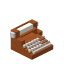 Orange Typewriter icon
